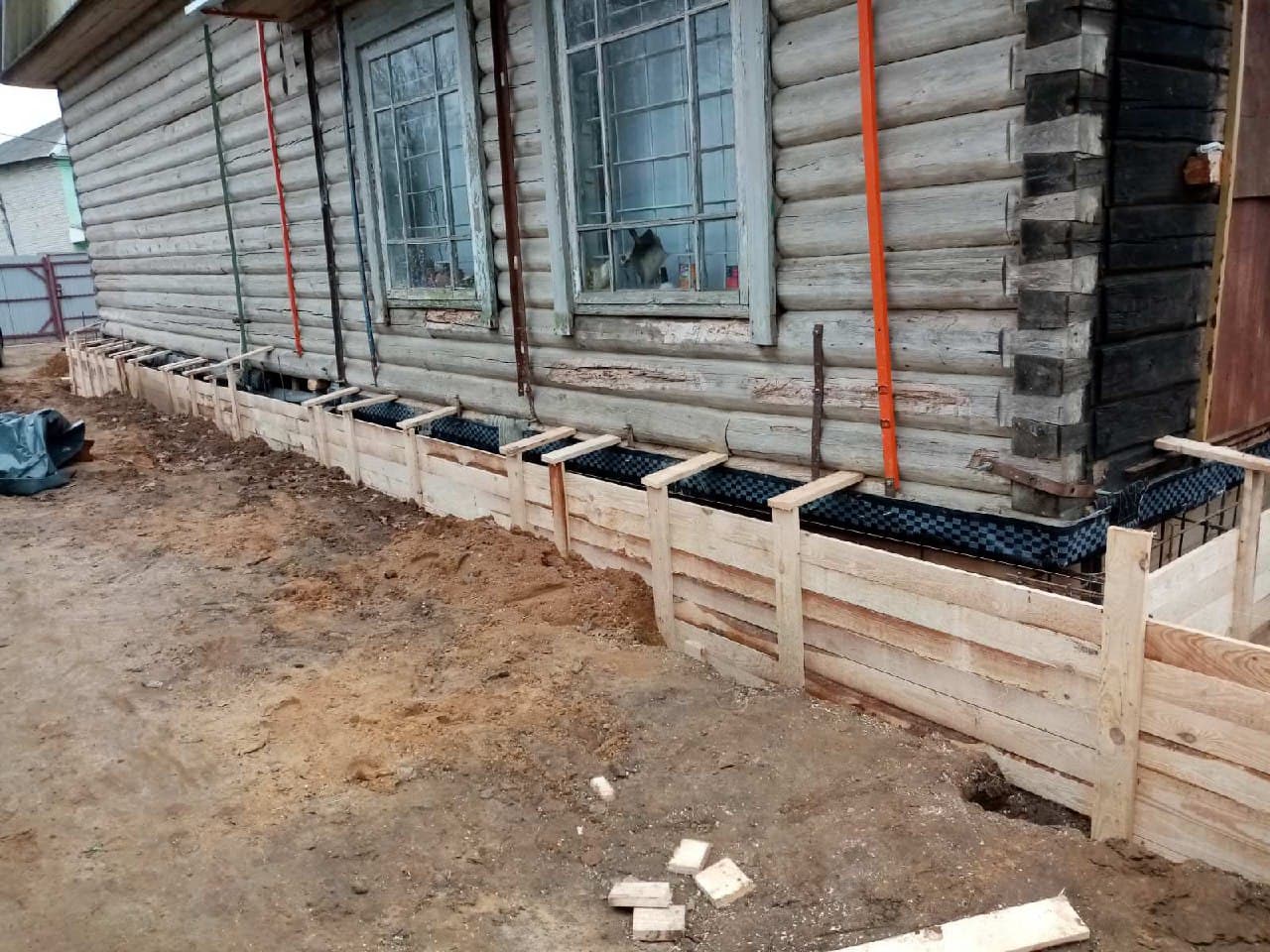 Реконструкция фундамента деревянного дома